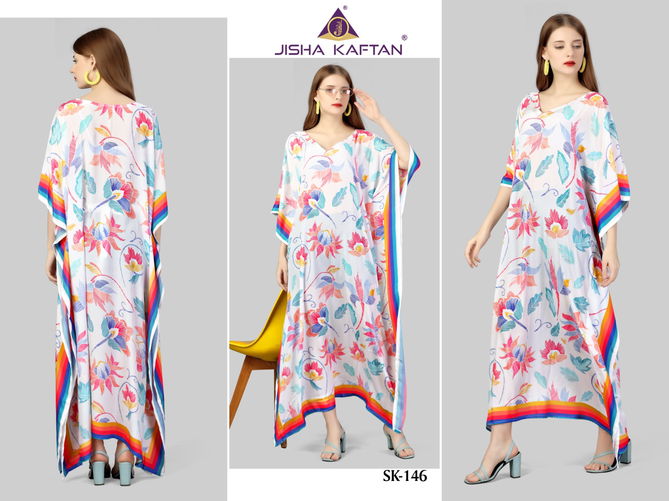 Silk Kaftan 6 By Jelite Digital Printed Kaftan Catalog
